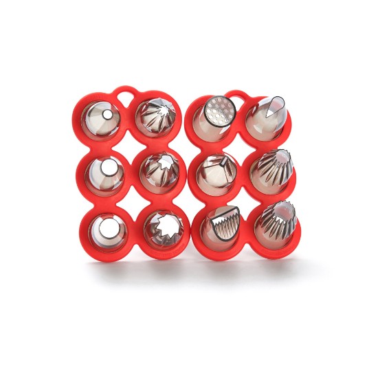 "Mix" set of 12 pastry nozzles, tritan - "de Buyer" brand