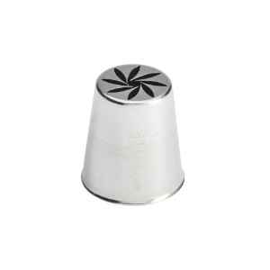 Russian nozzle, for decorating cakes, stainless steel, 26 mm - de Buyer