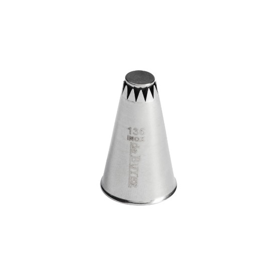 Pastry mini-nozzle, 12 teeth, 7 mm, "Sultan" - de Buyer