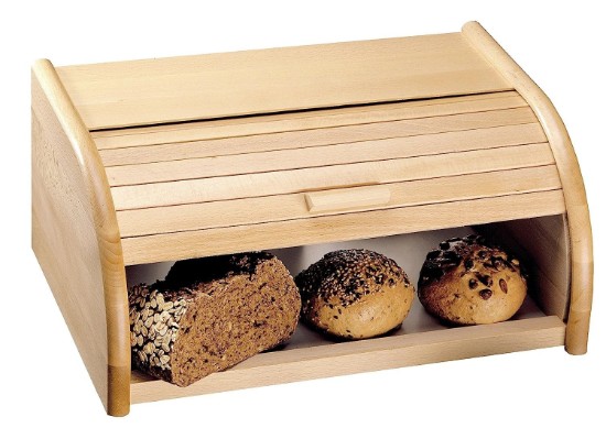 Scatola per pane, 30 x 15 cm, legno di faggio - Kesper