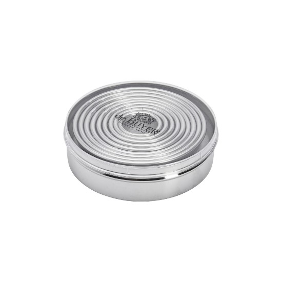 Set de 9 découpoirs ronds en inox - de Buyer