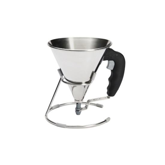 KWIK mini-funnel, with stand 0.8 L, black - "de Buyer" brand