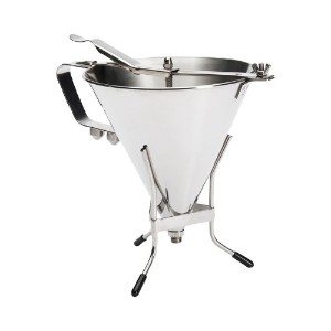 KWIK PRO  automatic piston funnel for batter dosing, with stand, 1.9 L - "de Buyer" brand