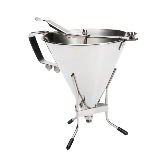 KWIK PRO  automatic piston funnel for batter dosing, with stand, 1.9 L - "de Buyer" brand