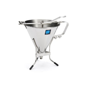 KWIK PRO  automatic piston funnel for batter dosing, with stand, 1.9 L - "de Buyer" brand