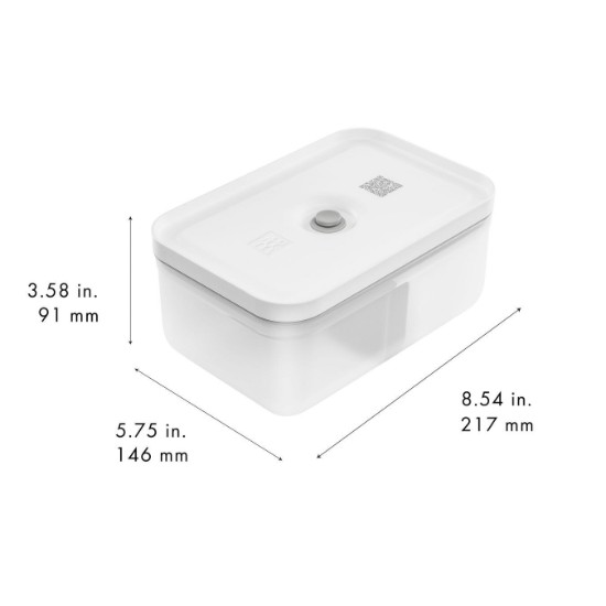 Кутија за ручак, пластична, 1.6Л, "FRESH & SAVE", полупровидна - Zwilling
