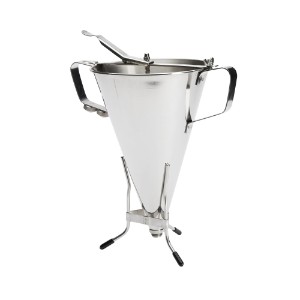 KWIK MAX piston funnel for batter dosing, with stand, 3.3 l - de Buyer