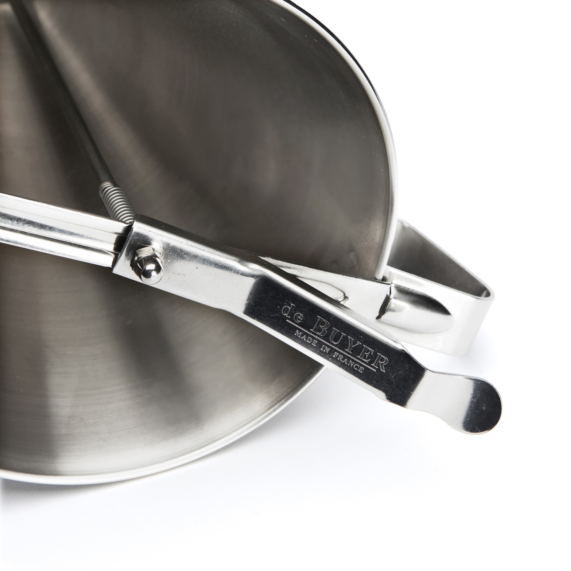 de Buyer KWIK MAX Embudo de pistón – 3.5 cuartos de galón – Embudo de  cocina de acero inoxidable para dispensar preparaciones líquidas y  semilíquidas