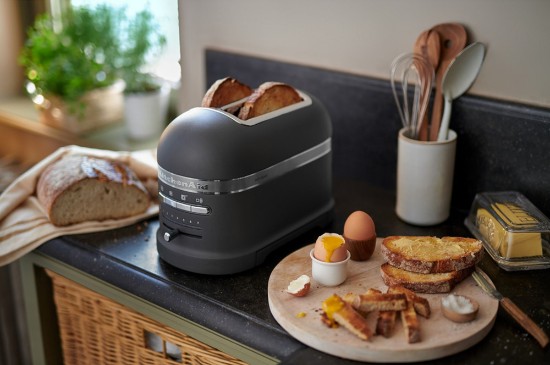 Toaster with 2 slots, Artisan 1250 W, Imperial Grey - KitchenAid