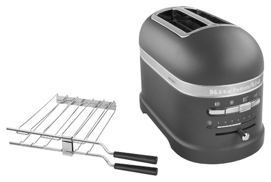 2 yuvalı ekmek kızartma makinesi, Artisan 1250 W, Imperial Grey - KitchenAid