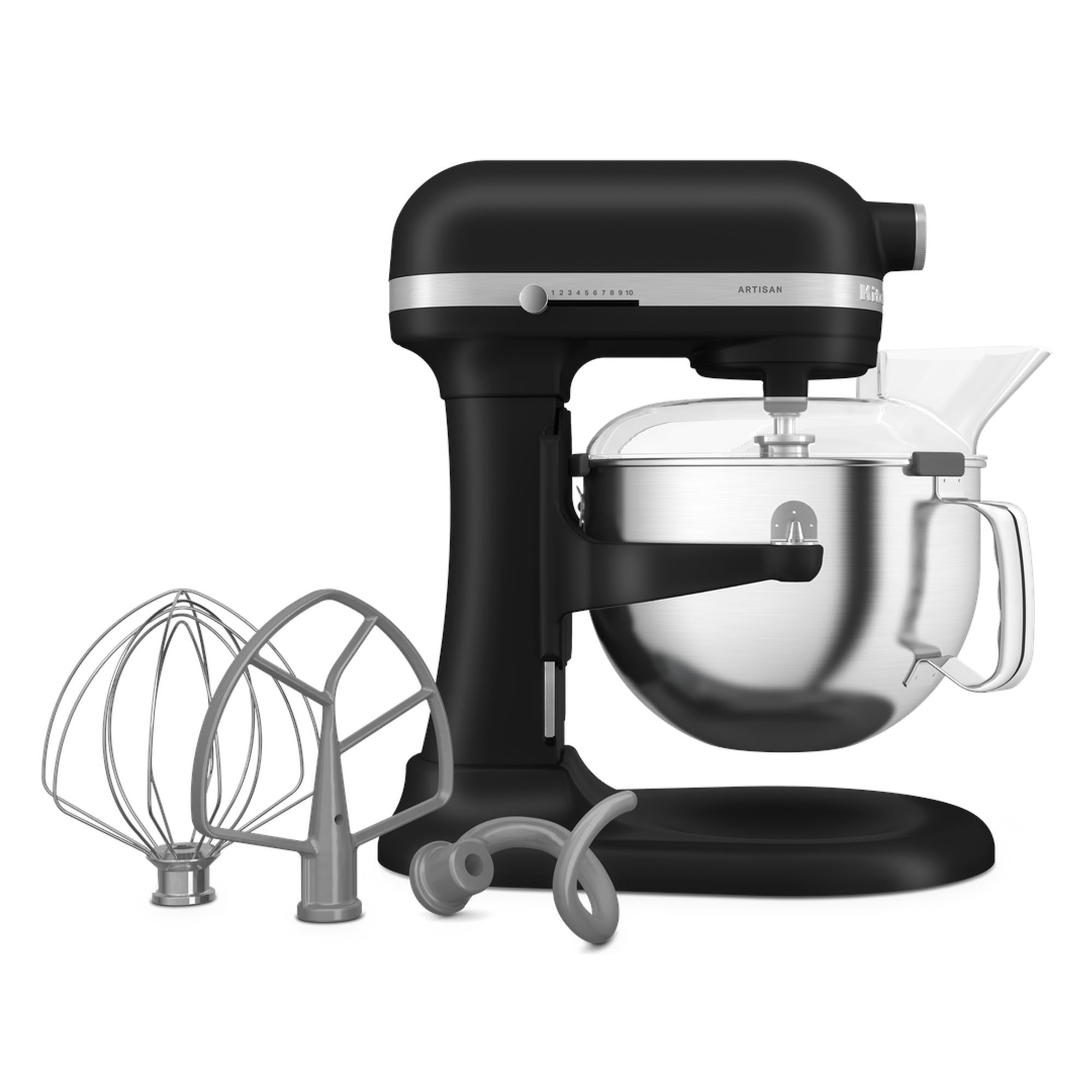 Stand mixer with bowl, 4.3L, with slicer accessory, Classic, Matte White -  KitchenAid
