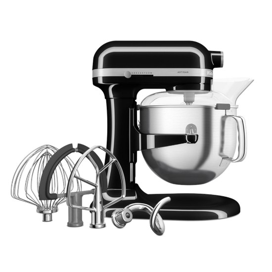 Batidora de pie con tazón elevador, 6.6L, Modelo 70, Artisan, Onyx Black - KitchenAid