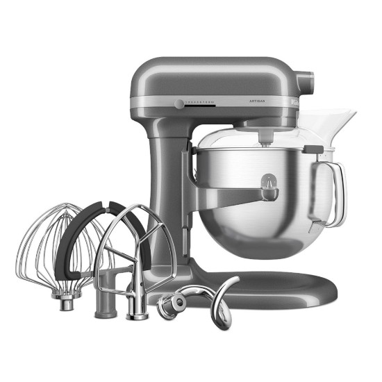 Robot da cucina con sollevamento ciotola, 6,6 l, modello 70, Artisan, Medallion Silver - KitchenAid