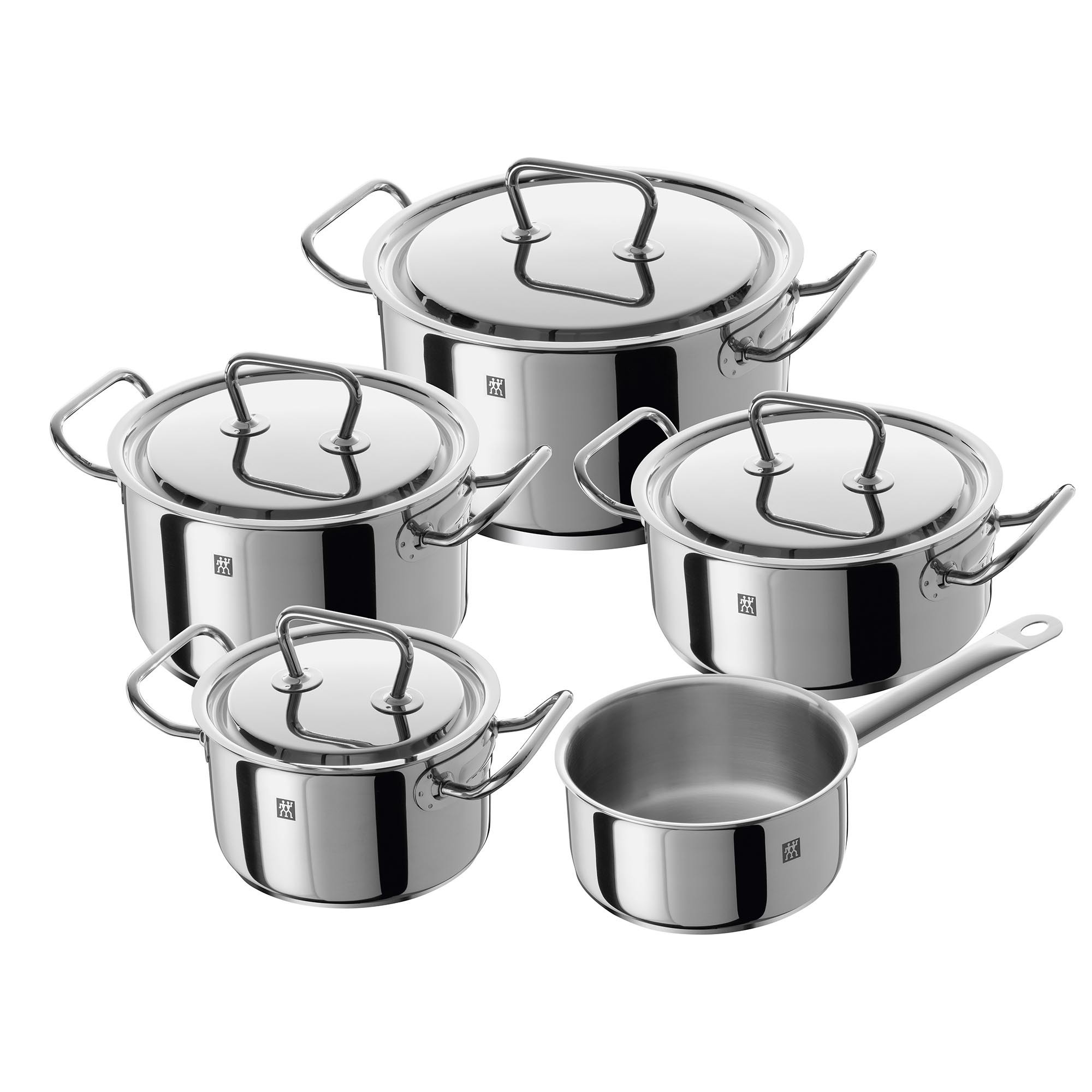 Zwilling Twin Classic 9-Piece 18/10 Stainless Steel Cookware Set