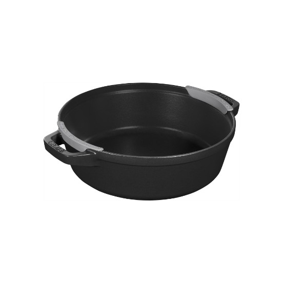 3-delat Cocotte kokkärlsset, 24 cm, gjutjärn, Svart - Staub