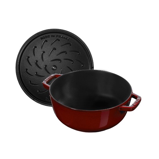 Cocotte cooking pot, cast iron, 24 cm / 3.6 L, Grenadine - Staub