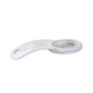 Foot file, stainless steel, 17cm, Premium, White - Microplane