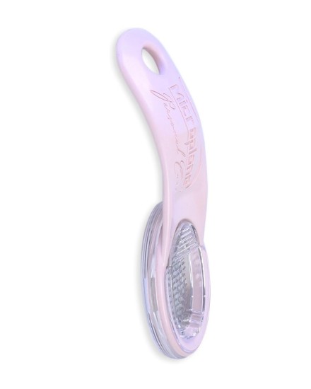 Lábreszelő, rozsdamentes acél, 17cm Premium, Pink - Microplane