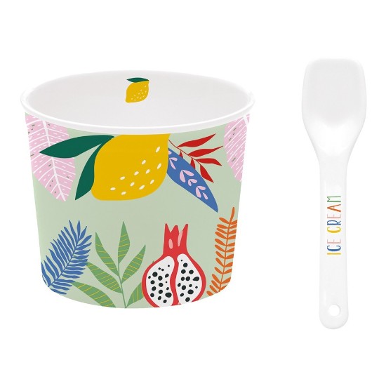 Bol de service à glace, porcelaine, 8,5 cm, "TUTTI FRUTTI" - Nuova R2S 