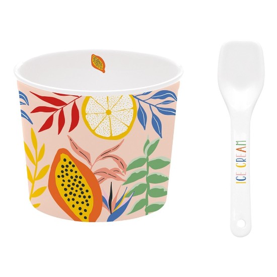 Taça para servir gelados, porcelana, 8,5 cm, "TUTTI FRUTTI" - Nuova R2S 
