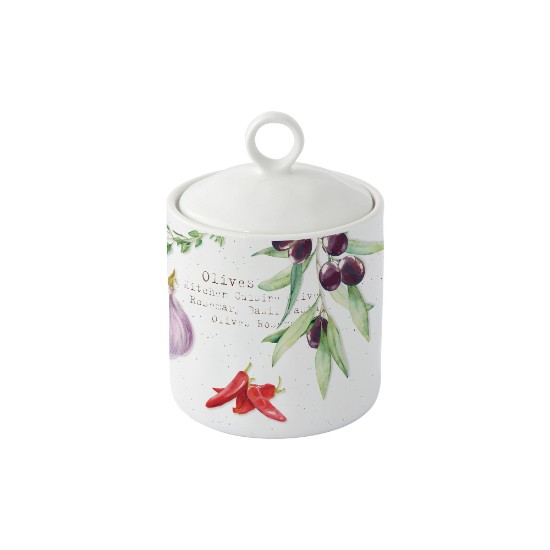 Boîte de conservation, porcelaine, 9 cm, "HOME & KITCHEN" - Nuova R2S