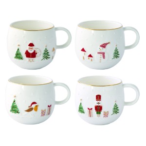 Krūze, porcelāns, 400 ml, "Let it Snow" - Easy Life