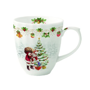 Porcelænskrus, 370 ml, "Nostalgic Christmas" - Nuova R2S