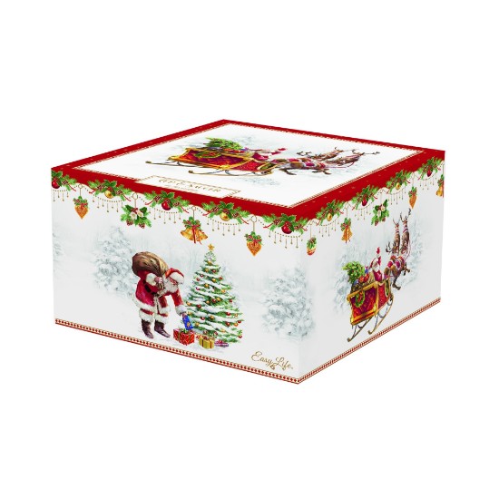 Porcelanasta skodelica s krožničkom, 300 ml, "Nostalgic Christmas" - Nuova R2S