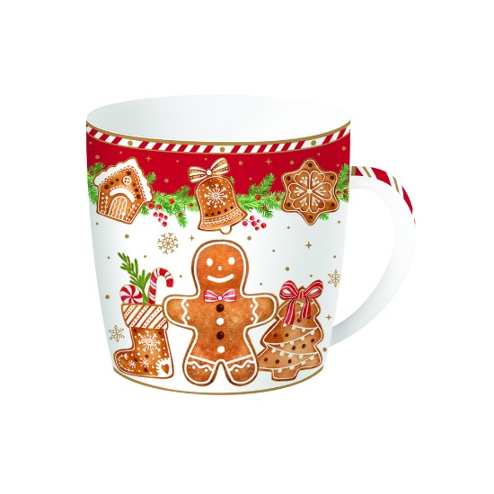 Porcelánový hrnek, 350 ml, "Fancy Gingerbread" - Nuova R2S