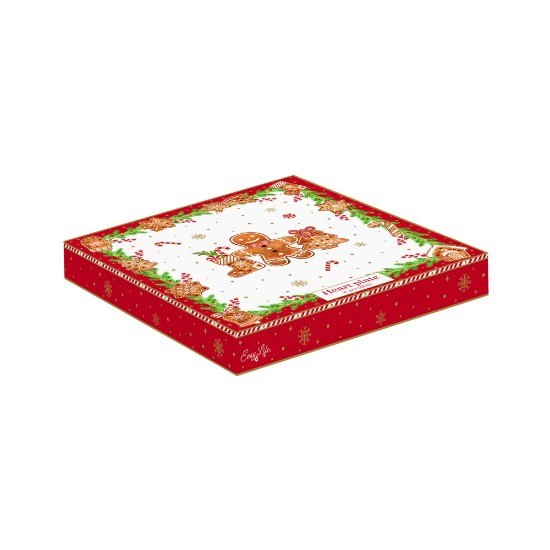 Platter cruth croí, poirceallán, 20 × 19 cm, "Fancy Gingerbread" - Nuova R2S