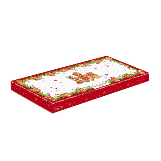 Serving platter, porcelain, 37 × 14 cm, "Fancy Gingerbread" - Nuova R2S