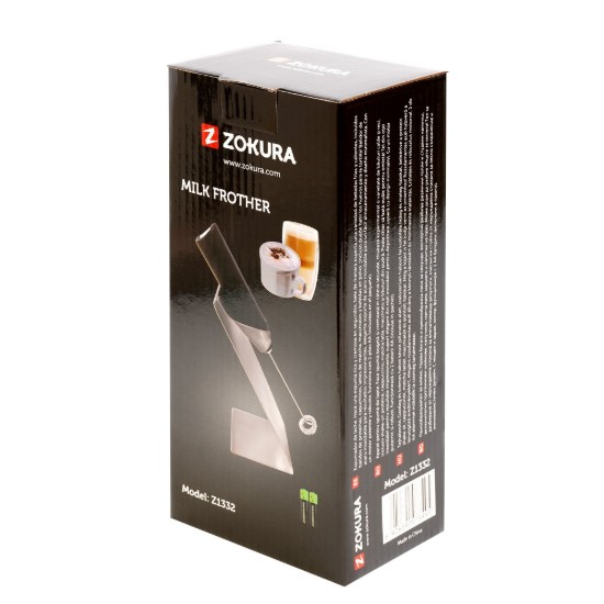 Paslanmaz çelik standlı süt köpürtücü - Zokura