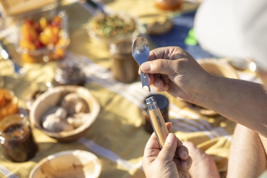 4-piece picnic set, stainless steel, "Picnic Plus" - Opinel