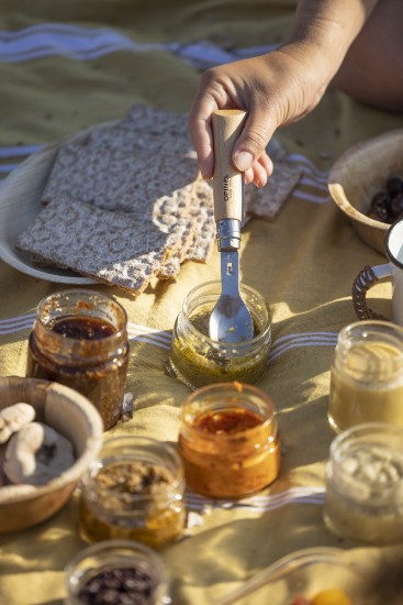 4-piece picnic set, stainless steel, "Picnic Plus" - Opinel