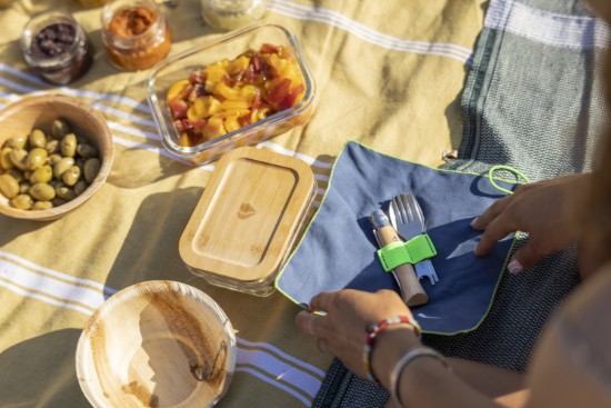 4 részes piknik szett, rozsdamentes acél, "Picnic Plus" - Opinel