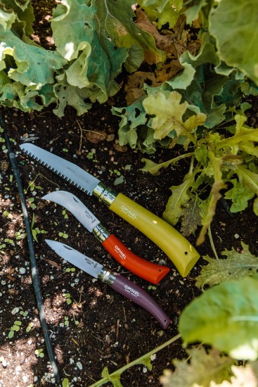 3 parçalı bahçe bıçağı seti, paslanmaz çelik - Opinel