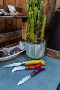 Set di coltelli da giardinaggio 3 pezzi, acciaio inossidabile - Opinel
