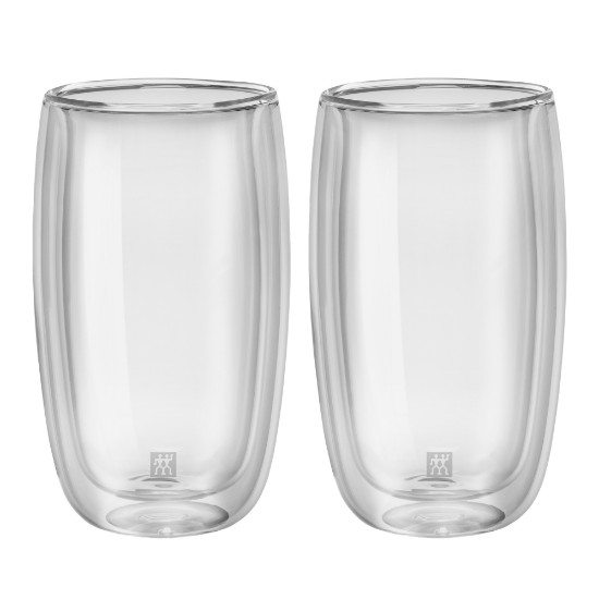 Set od 2 latte macchiato šolje, dvostrukih zidova, napravljene od stakla, 350ml, "Sorrento" - Zwilling