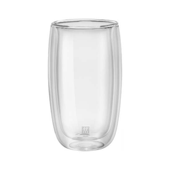 Lot de 2 tasses à latte macchiato, double paroi, en verre, 350ml, « Sorrento » - Zwilling