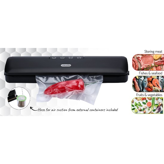 Vacuum sealer, 95W, Black - Mesko