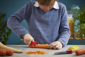 3-teiliges Set für Kinder, „Le Petit Chef“, Rot – Opinel
