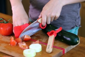 3-teiliges Set für Kinder, „Le Petit Chef“, Rot – Opinel