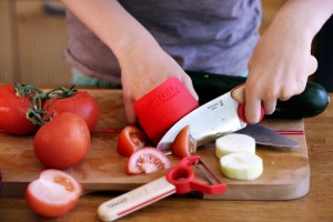 3-teiliges Set für Kinder, „Le Petit Chef“, Rot – Opinel