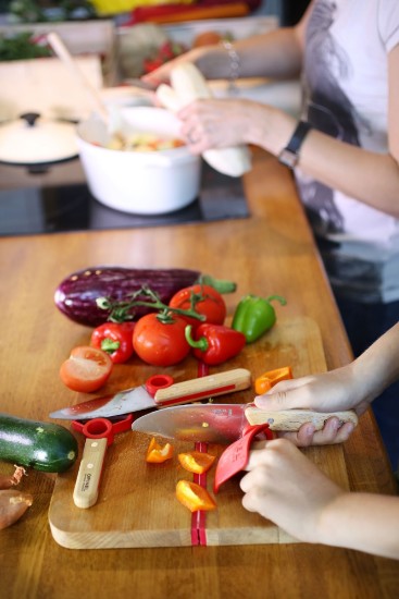 3-delat set för barn, "Le Petit Chef", Röd - Opinel