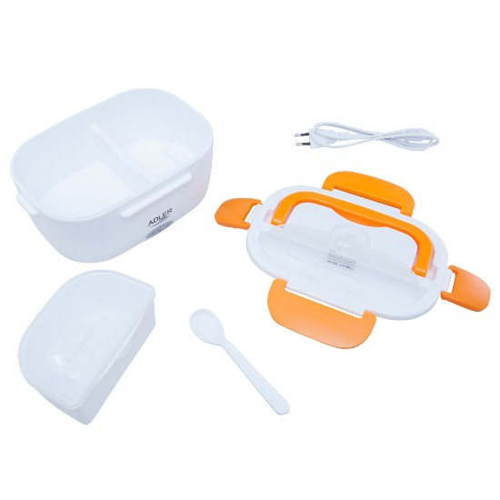 Electric lunch box, 45W, Orange - Adler