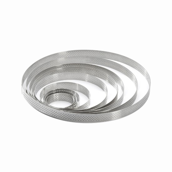 Перфорирани прстен за тарт, нерђајући челик, 18,5 цм - de Buyer