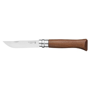 N°08 pocket knife, stainless steel, 8.5 cm, "Tradition Luxe", Walnut - Opinel