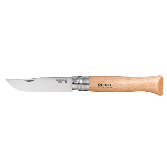 N°12 lommekniv, rustfrit stål, 12 cm, "Tradition Inox" - Opinel