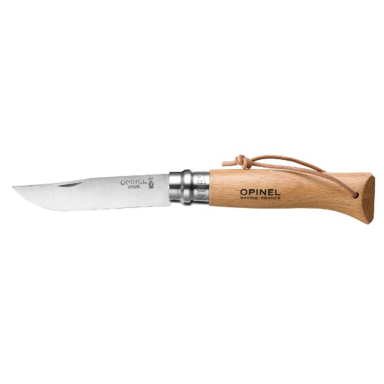 Canivete N°08, aço inoxidável, 8,5 cm, "Tradition Inox" - Opinel