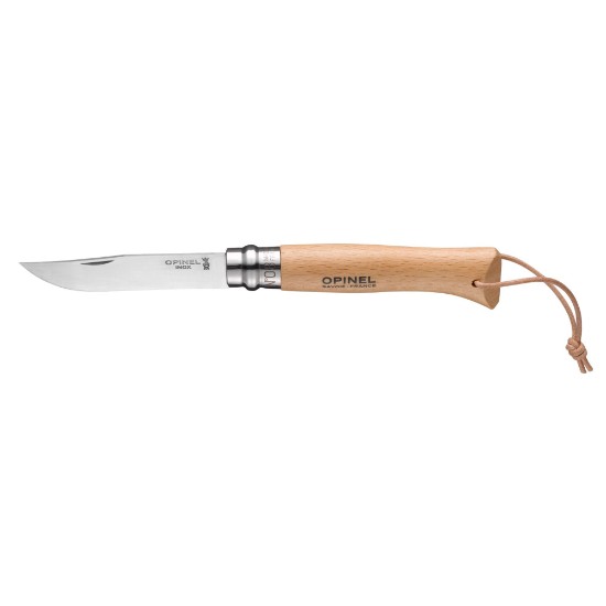 N°08 kapesní nůž, nerezová ocel, 8,5 cm, "Tradition Inox" - Opinel
